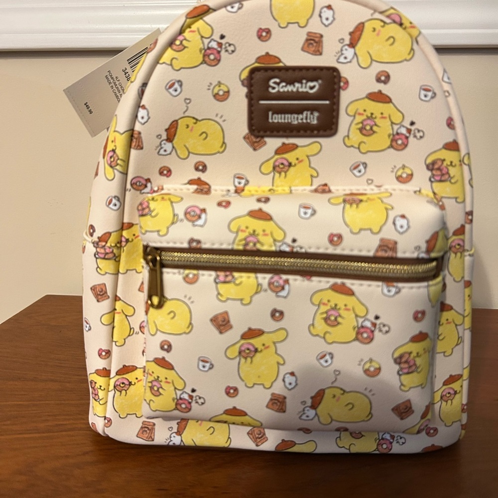 Loungefly Cream and Yellow Backpack
